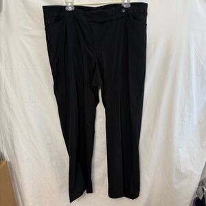 Lane Bryant Women's Black Pants with Stretch, 20A